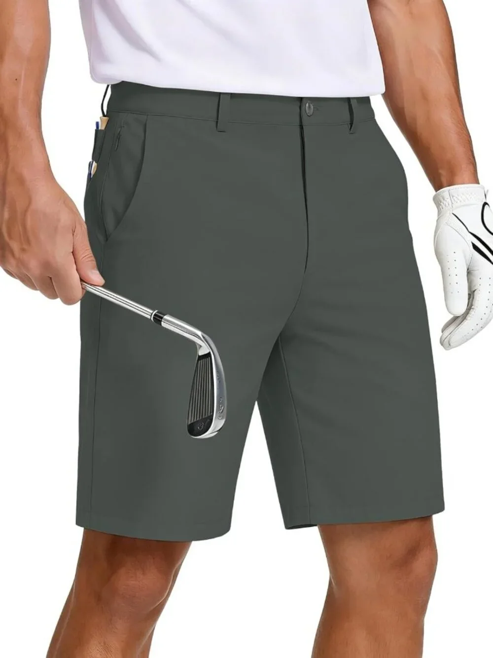 Men's Stretch Golf Dress Shorts 8